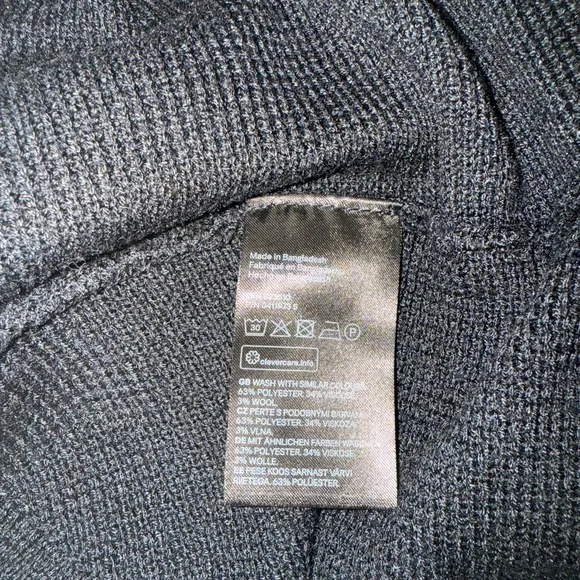 H&M Black Ribbed Knit Top - Picture 5 of 5